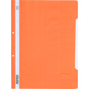 Папка PVC с перф. Grafos Color оранж.