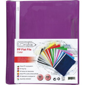 Папка PVC с перф. Grafos Color лилав
