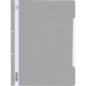 Папка PVC с перф. Grafos Color сив