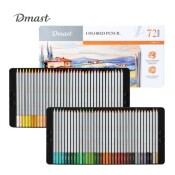 Цветни моливи Deli DMAST EC300-72, 72 цвята, в метална кутия