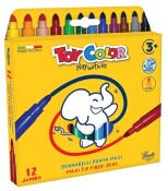 TOY COLOR Флумастери 12 цвята JUMBO