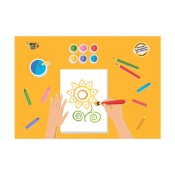 Блок за рисуване №4 BIC 10 л, офсетова хартия 120 г, корица с UV лак