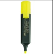 Текст маркер Faber-Castell 1548 Скосен връх 1-5 mm Жълт