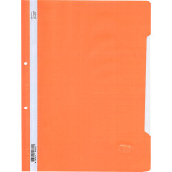 Папка PVC с перф. Grafos Color оранж.