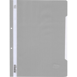 Папка PVC с перф. Grafos Color сив