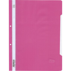 Папка PVC с перф. Grafos Color розов