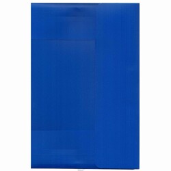 Папка pvc с ластик A4 син