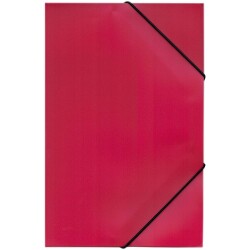 Папка pvc с ластик A4 червен