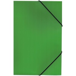 Папка pvc с ластик A4 зелен