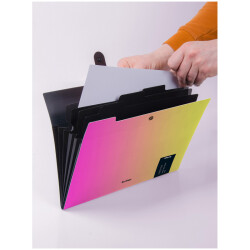 Папка Berlingo Radiance PP 5разд рзв/орж.