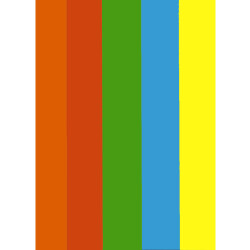 Хартия цв.DA нас. RAINBOW 5 A4 оп.500