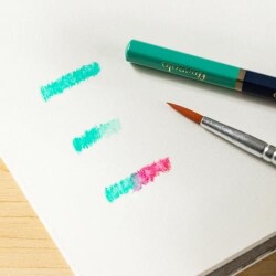 Акварелни цветни моливи Deli Finenolo EC129-36, 36 цвята + четка, в метална кутия