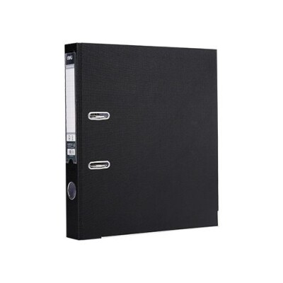 Класьор DELI A4, 7.5 см, РР, метален кант, черен Класьор DELI A4, 7.5 см, РР, метален кант, черен