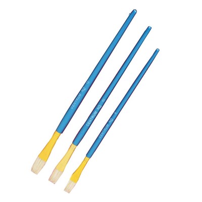 Четки за рисуване плоски №8~12 3 броя Четки за рисуване плоски №8~12 3 броя