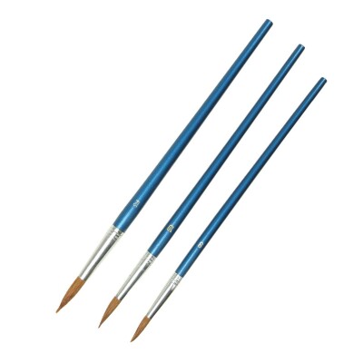 Четки за рисуване обли №8~12 3 броя