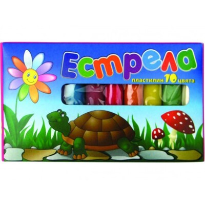 Пластилин 10 цвята Пластилин 10 цвята