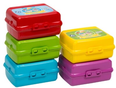 ARK Кутия за храна 4 секции 15х13х7.5см ARK Кутия за храна 4 секции 15х13х7.5см