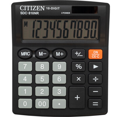 Калкулатор Citizen SDC 810NR 10разр чрн Калкулатор Citizen SDC 810NR 10разр чрн