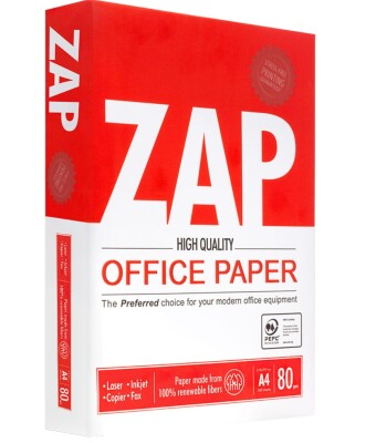 Копирна хартия Zap A4 80гр 500 листа
