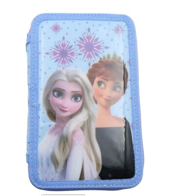 Несесер с пълнеж FILA Frozen, 20 бр. средства Giotto и Lyra, 2 ципа, 20х4.5х12 см