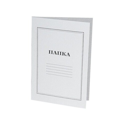 Папка карт. с машинка бяла