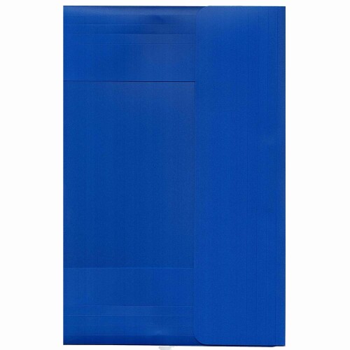 Папка pvc с ластик A4 син