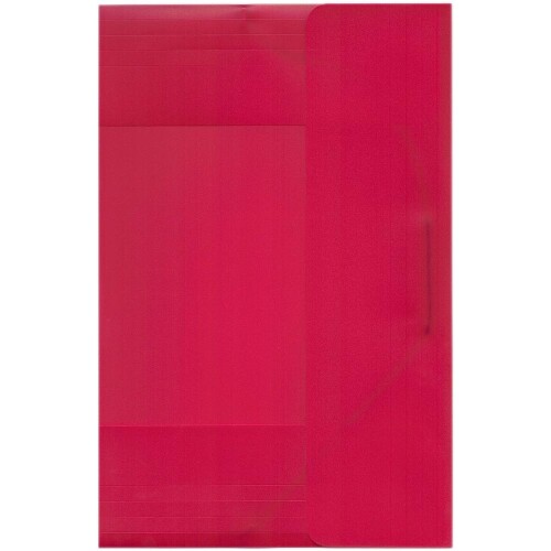 Папка pvc с ластик A4 червен