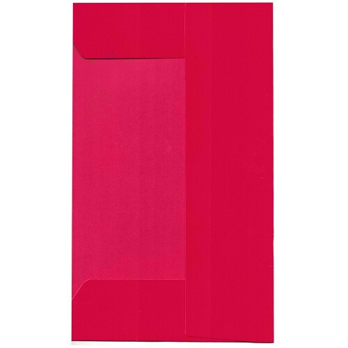 Папка карт. с ластик червена