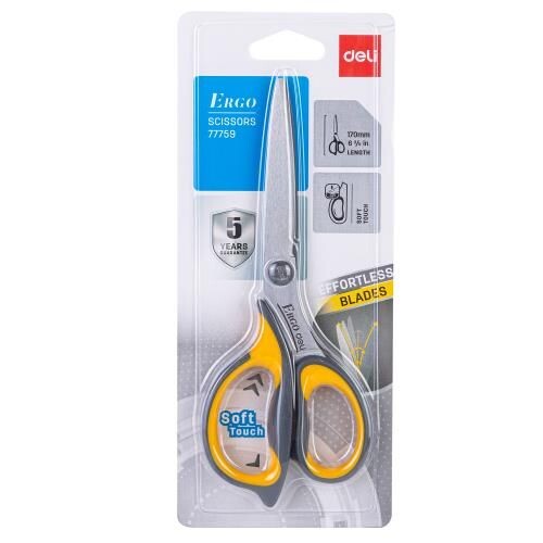 Ножица Deli Ergo E77759, 17.0 см., с ергономични грип дръжки