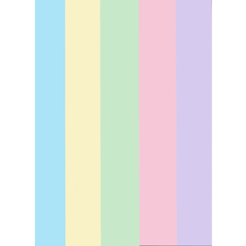 Хартия цветна асорти A4 паст.цвет. 100л