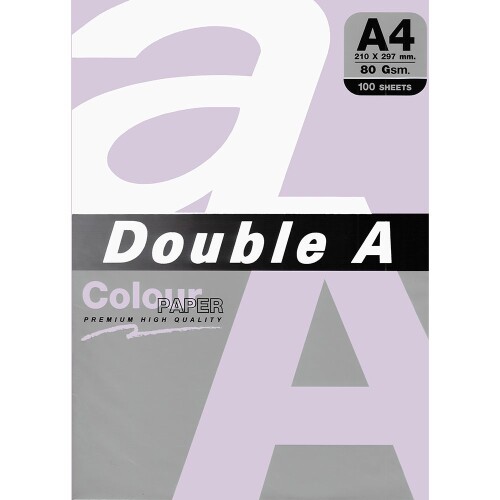 Хартия Double A пастел violet A4 100