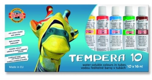 KOH-I-NOOR Темперни бои 10цв. Жираф