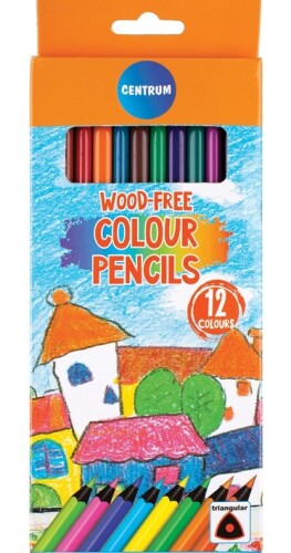 CENTRUM Моливи 12цвята дълги Magic Village 89152