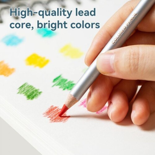 Цветни моливи Deli DMAST EC300-72, 72 цвята, в метална кутия