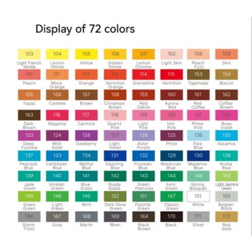 Цветни моливи Deli DMAST EC300-72, 72 цвята, в метална кутия