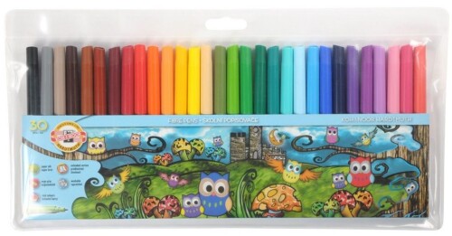 KOH-I-NOOR Флумастери 30 цв. Бухал