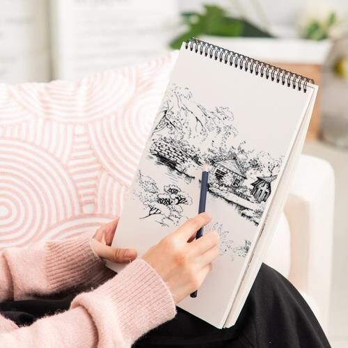 Скицник със спирала Deli 73627, A4, 100 г, 40 л.