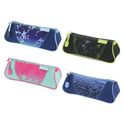 HERLITZ Несесер празен 1 цип триъгълен Mix