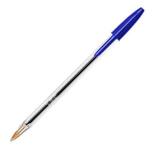 Химикалка BIC Cristal Original MEDIUM, еднократна, връх 1.0 мм, синя