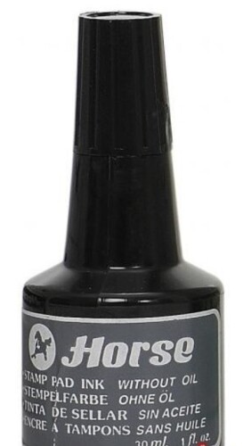 HORSE мастило тампон черно 30мл.