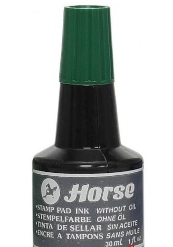 HORSE мастило тамп. зелено 30мл.