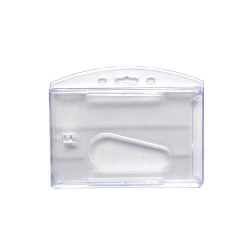 Бадж - панел хоризонтален двулицев PVC, 85 x 55 мм, прозрачен