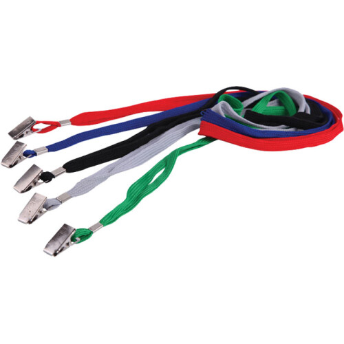 Лента текстилна 854 за висящ бадж черна