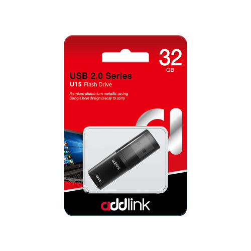 Памет USB flash 32GB Addlink U15 чрн 2.0