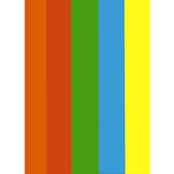 Хартия цв.DA нас. RAINBOW 5 A4 оп.100