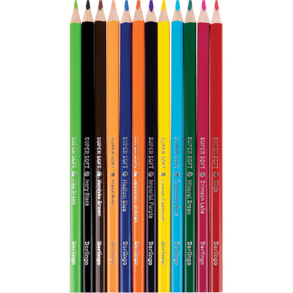Моливи цветни Berlingo Тriangular 12цв