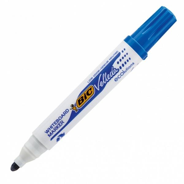 Маркер за бяла дъска BIC Eco Velleda 1701, объл връх 5.0 мм, син