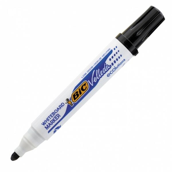 Маркер за бяла дъска BIC Eco Velleda 1701, объл връх 5.0 мм, черен