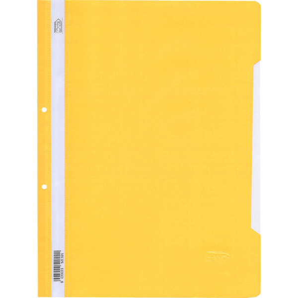 Папка PVC с перф. Grafos Color жълт