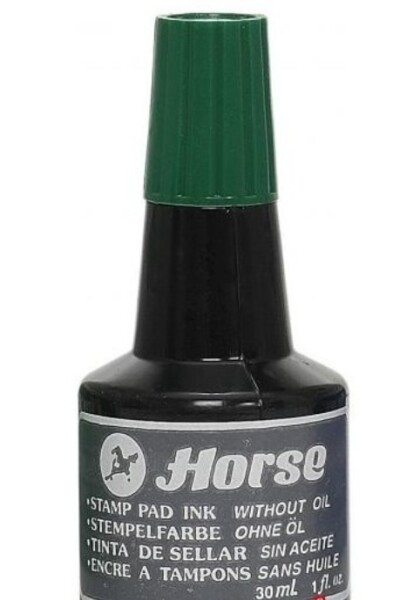HORSE мастило тамп. зелено 30мл.